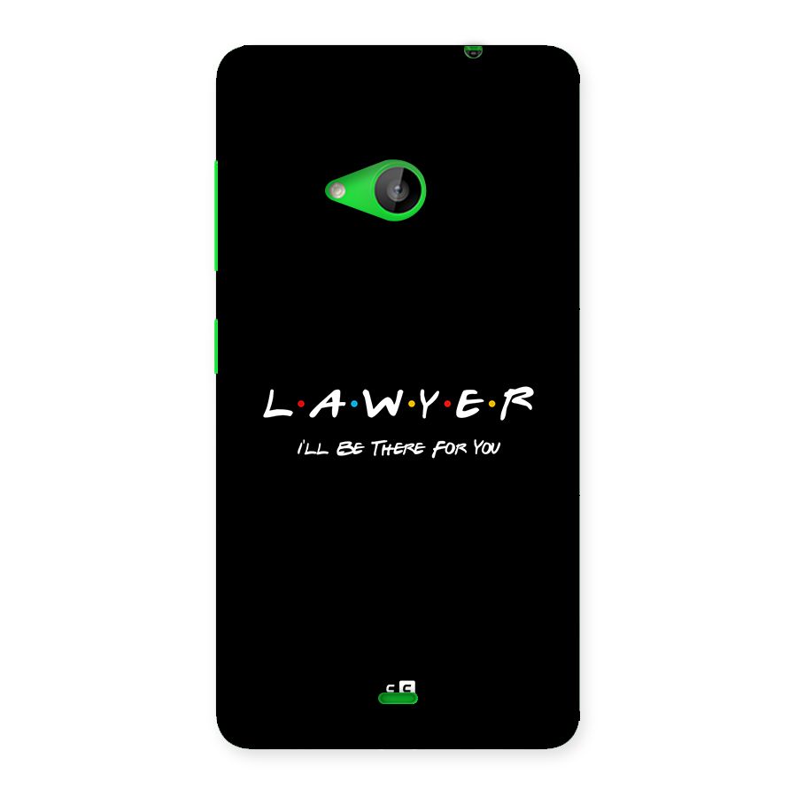 Lawyer For You Back Case for Lumia 535
