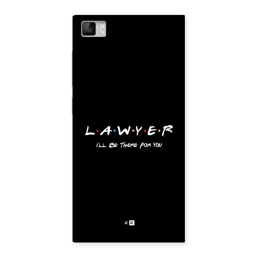Lawyer For You Back Case for Mi3