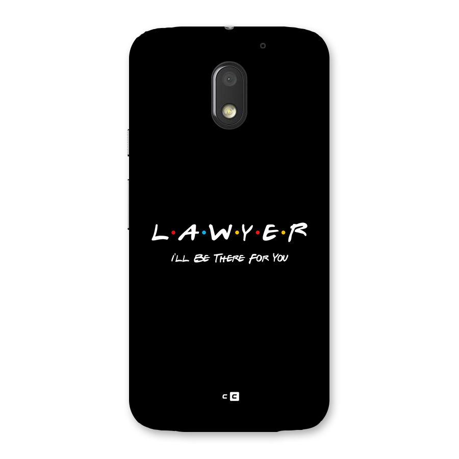 Lawyer For You Back Case for Moto E3 Power