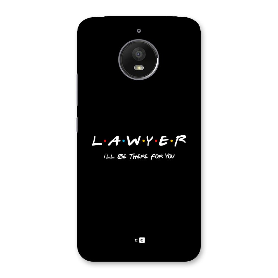 Lawyer For You Back Case for Moto E4 Plus