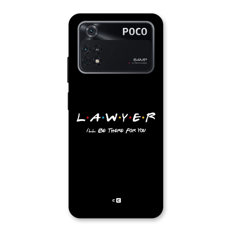 Lawyer For You Back Case for Poco M4 Pro 4G