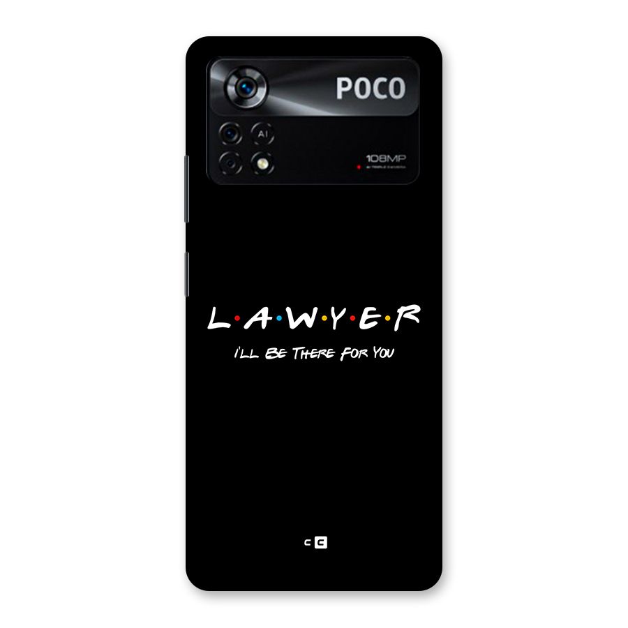 Lawyer For You Back Case for Poco X4 Pro 5G