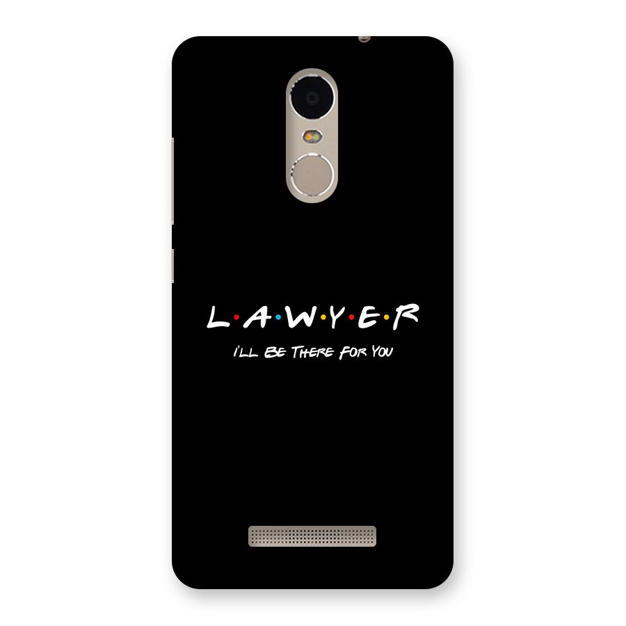 Lawyer For You Back Case for Redmi Note 3
