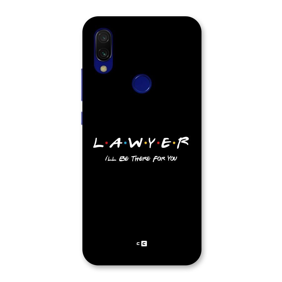 Lawyer For You Back Case for Redmi Y3