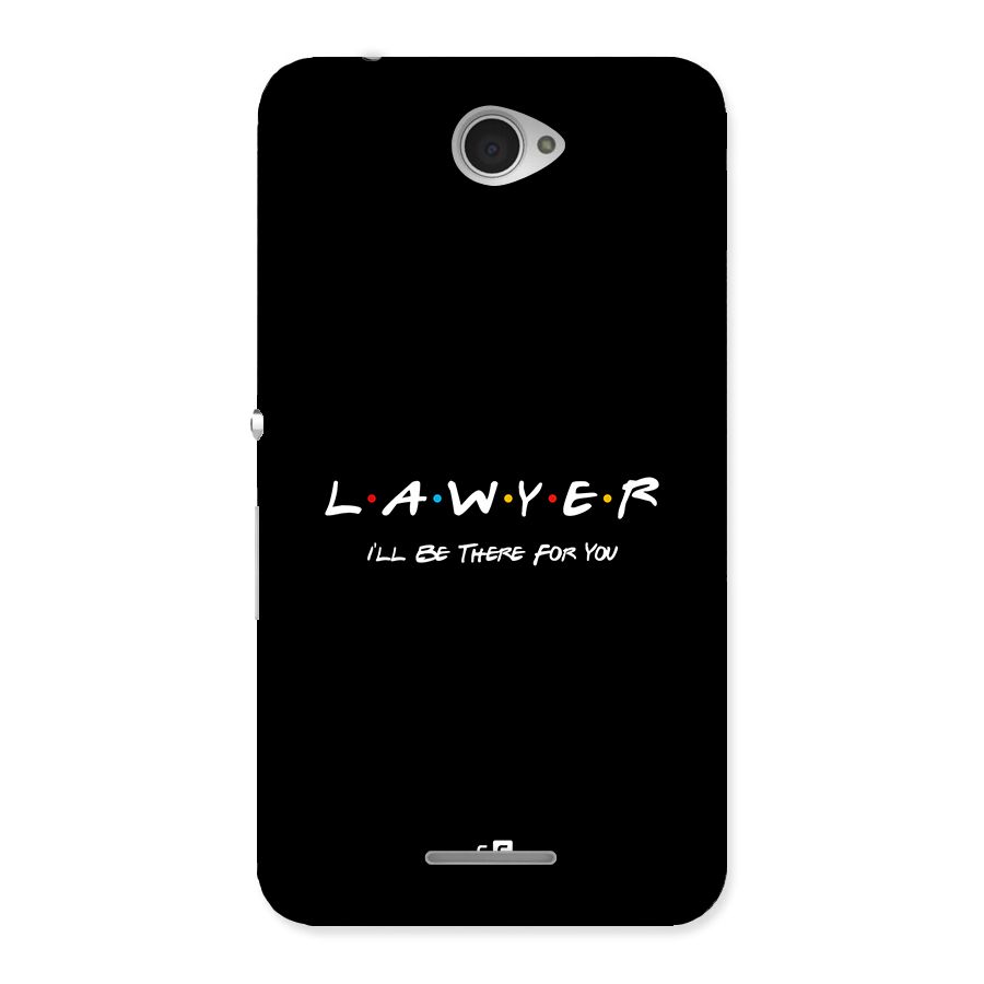 Lawyer For You Back Case for Xperia E4
