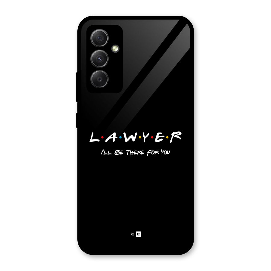 Lawyer For You Glass Back Case for Galaxy A34