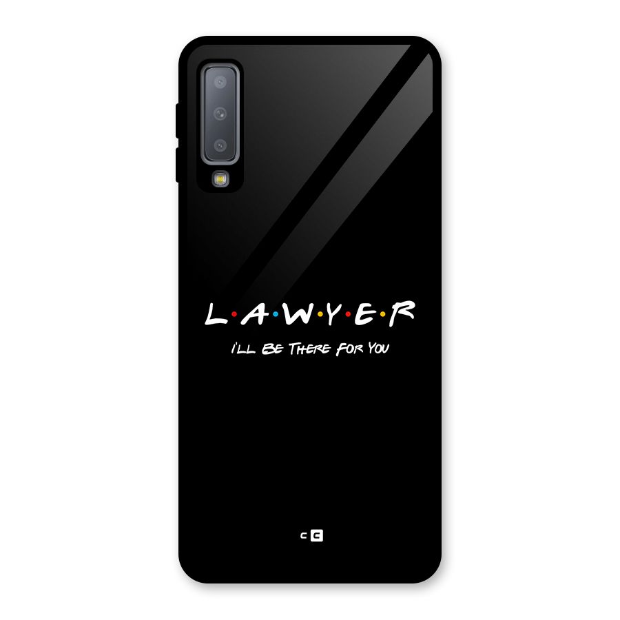 Lawyer For You Glass Back Case for Galaxy A7 (2018)