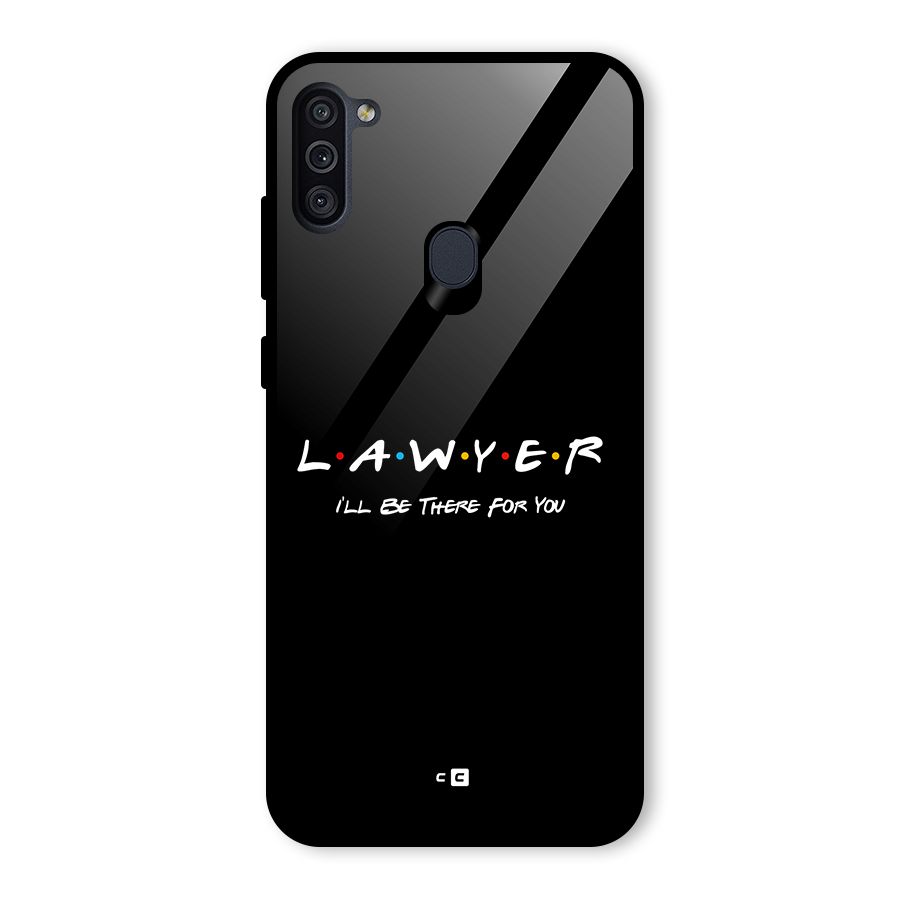 Lawyer For You Glass Back Case for Galaxy M11