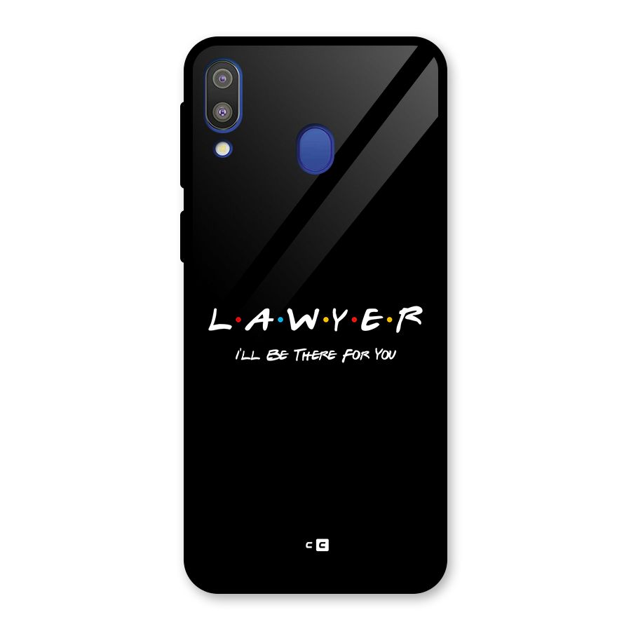 Lawyer For You Glass Back Case for Galaxy M20