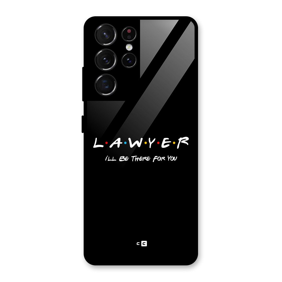 Lawyer For You Glass Back Case for Galaxy S21 Ultra 5G