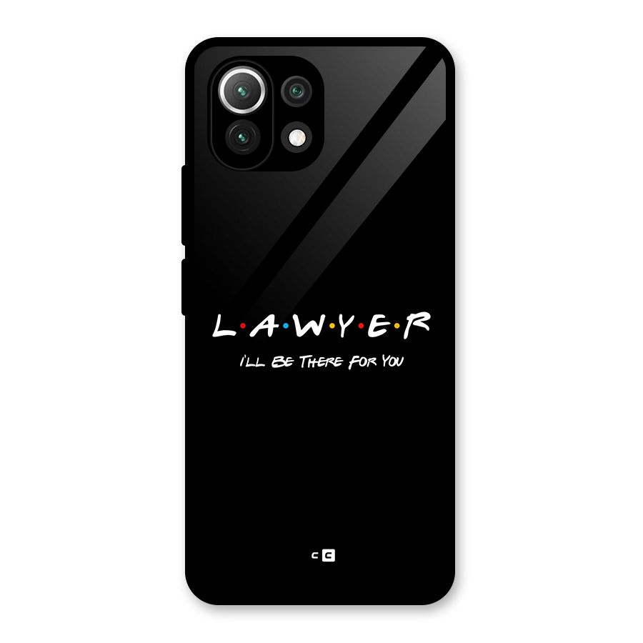 Lawyer For You Glass Back Case for Mi 11 Lite