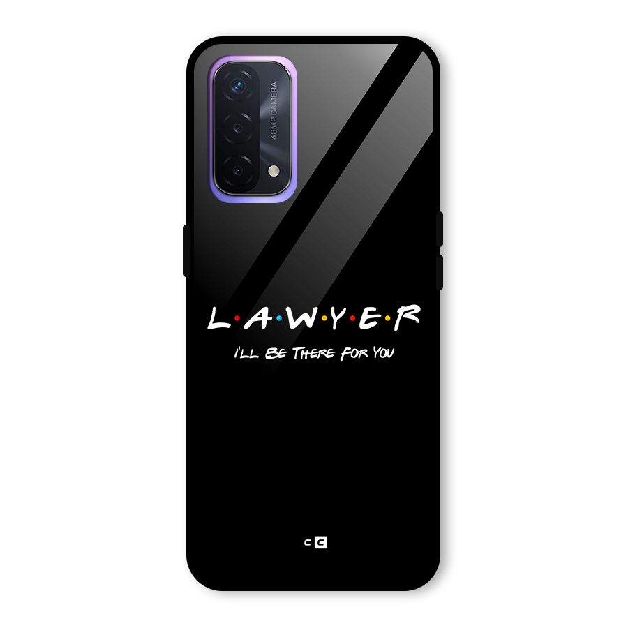 Lawyer For You Glass Back Case for Oppo A74 5G