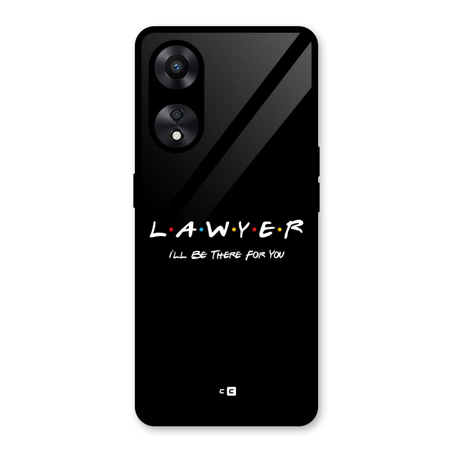 Lawyer For You Glass Back Case for Oppo A78