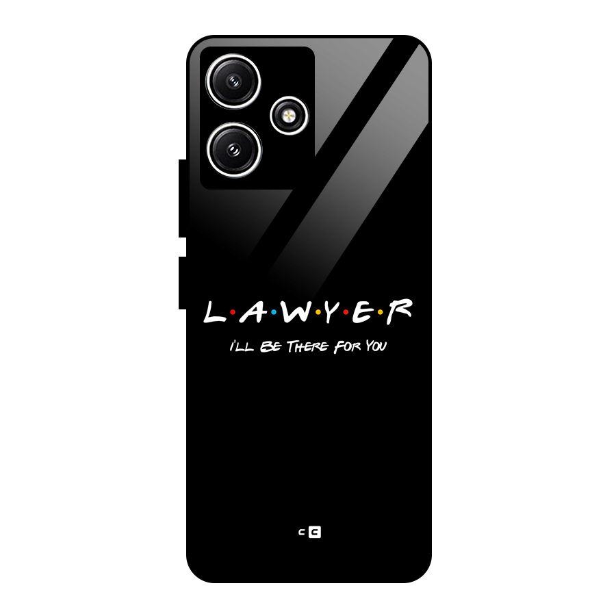 Lawyer For You Glass Back Case for Poco M6 Pro