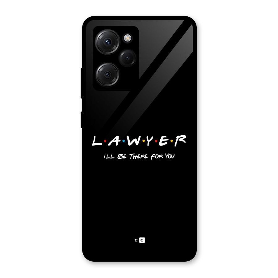 Lawyer For You Glass Back Case for Poco X5 Pro