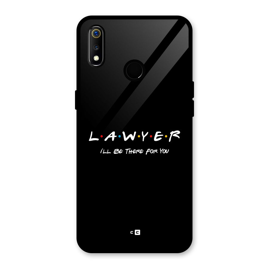 Lawyer For You Glass Back Case for Realme 3i