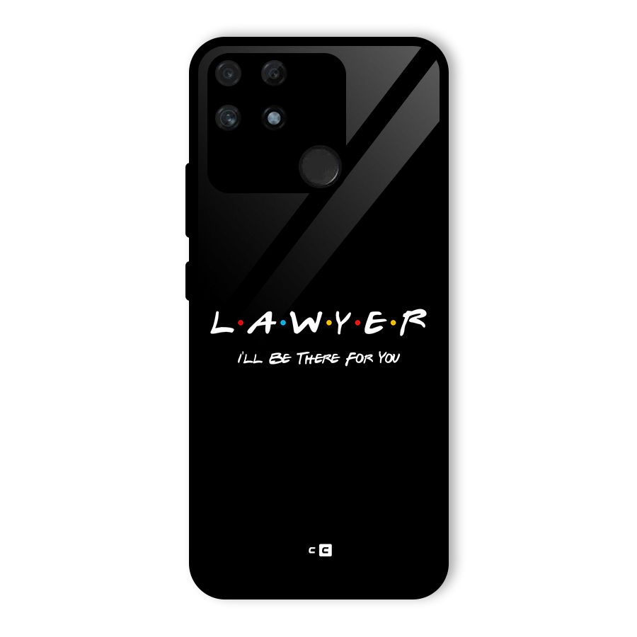 Lawyer For You Glass Back Case for Realme Narzo 50A