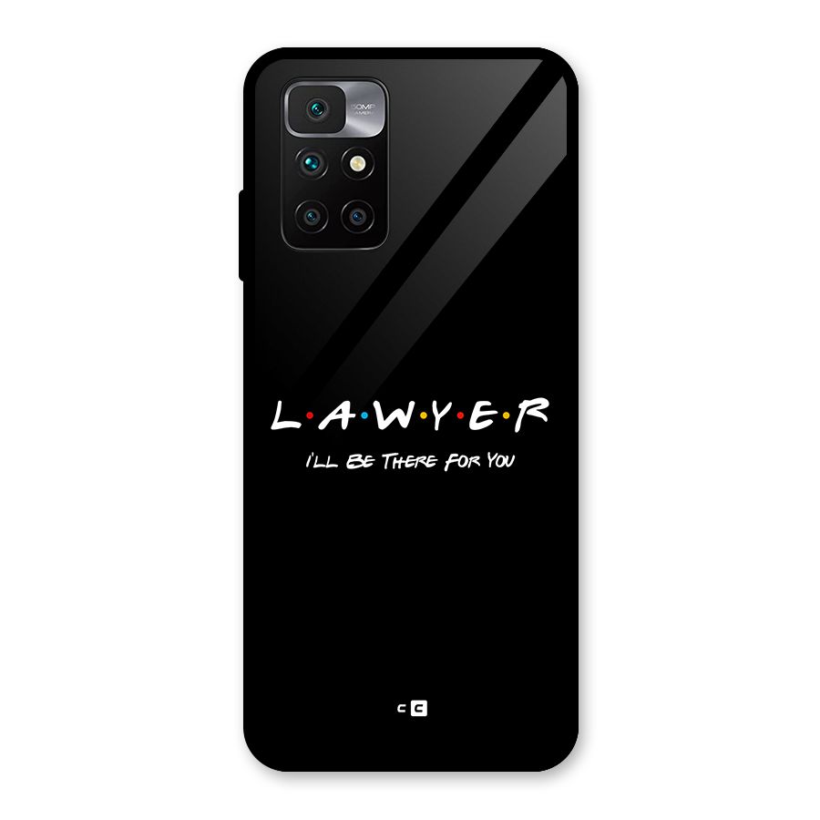 Lawyer For You Glass Back Case for Redmi 10 Prime