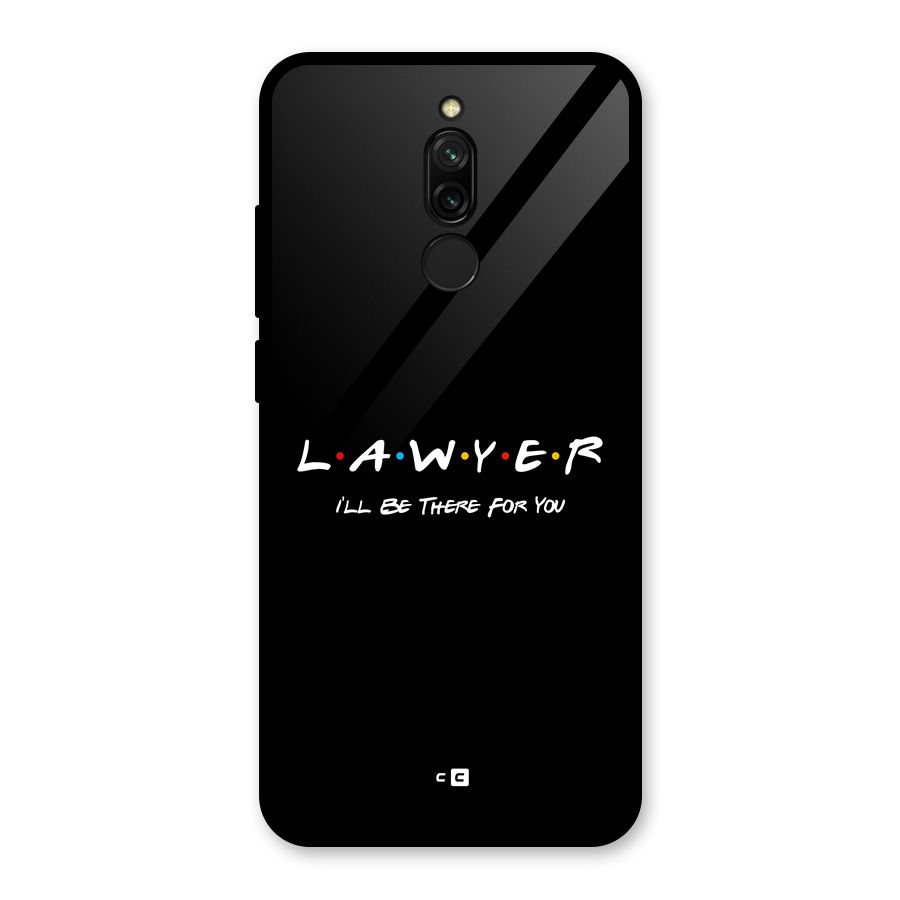 Lawyer For You Glass Back Case for Redmi 8