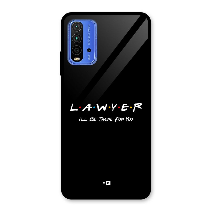 Lawyer For You Glass Back Case for Redmi 9 Power