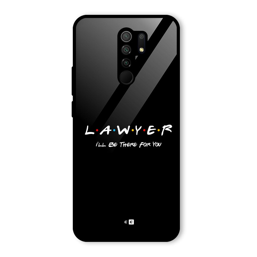 Lawyer For You Glass Back Case for Redmi 9 Prime
