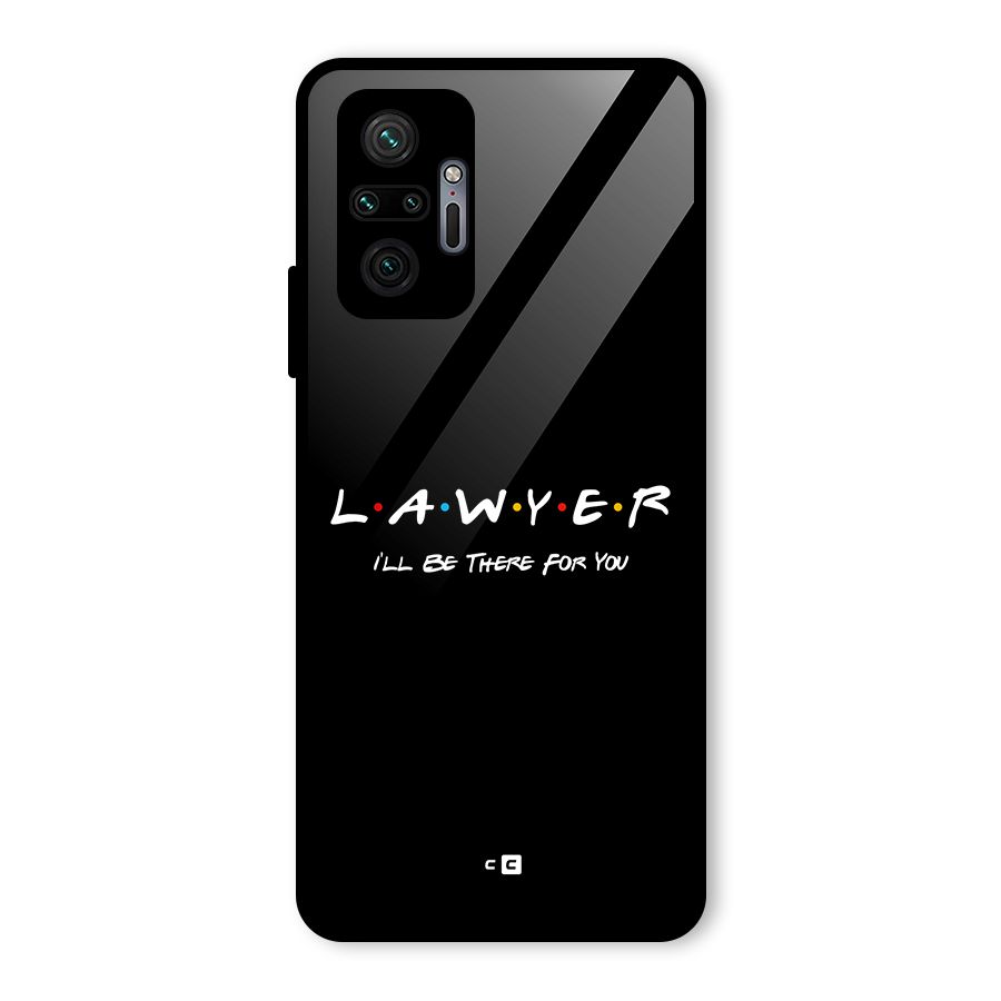 Lawyer For You Glass Back Case for Redmi Note 10 Pro