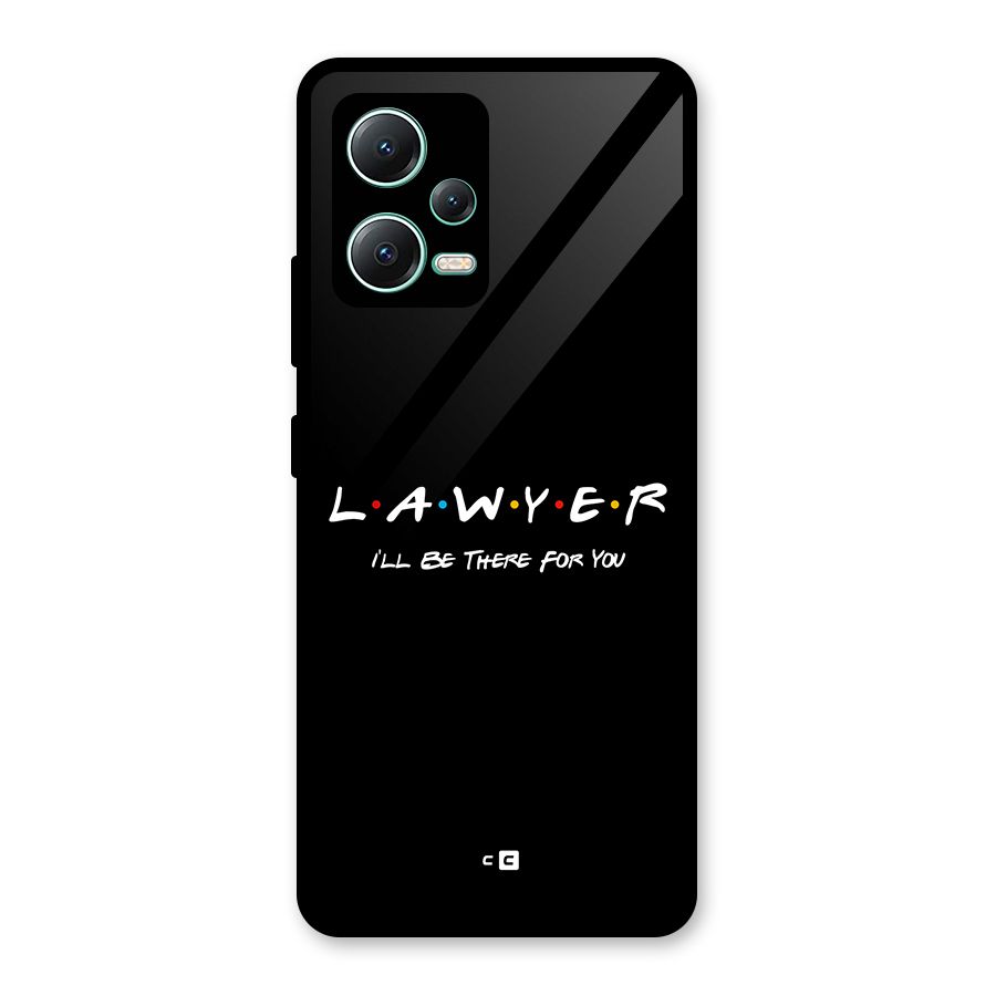 Lawyer For You Glass Back Case for Redmi Note 12 5G