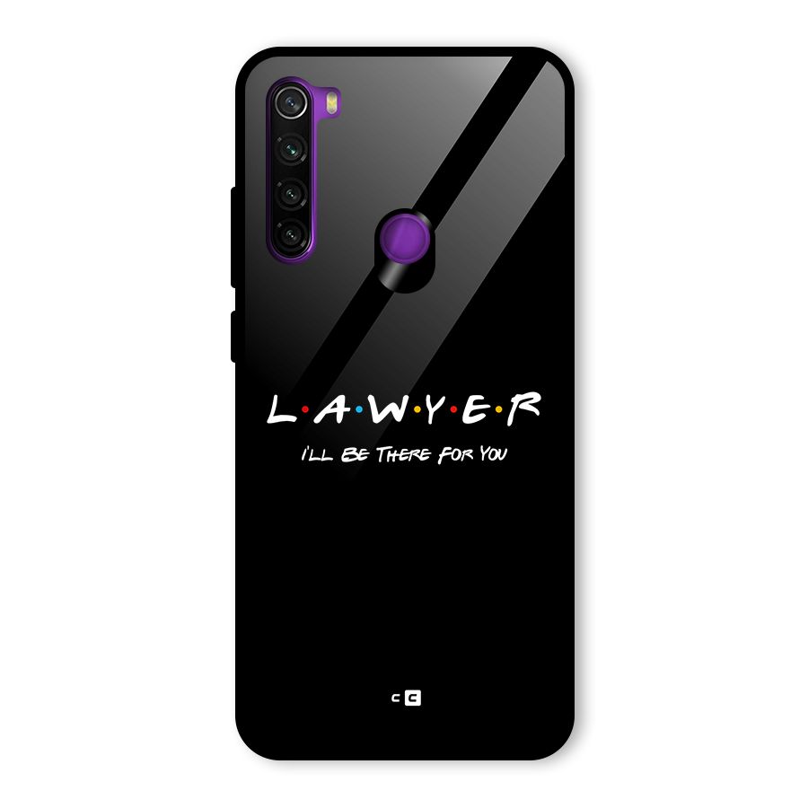 Lawyer For You Glass Back Case for Redmi Note 8