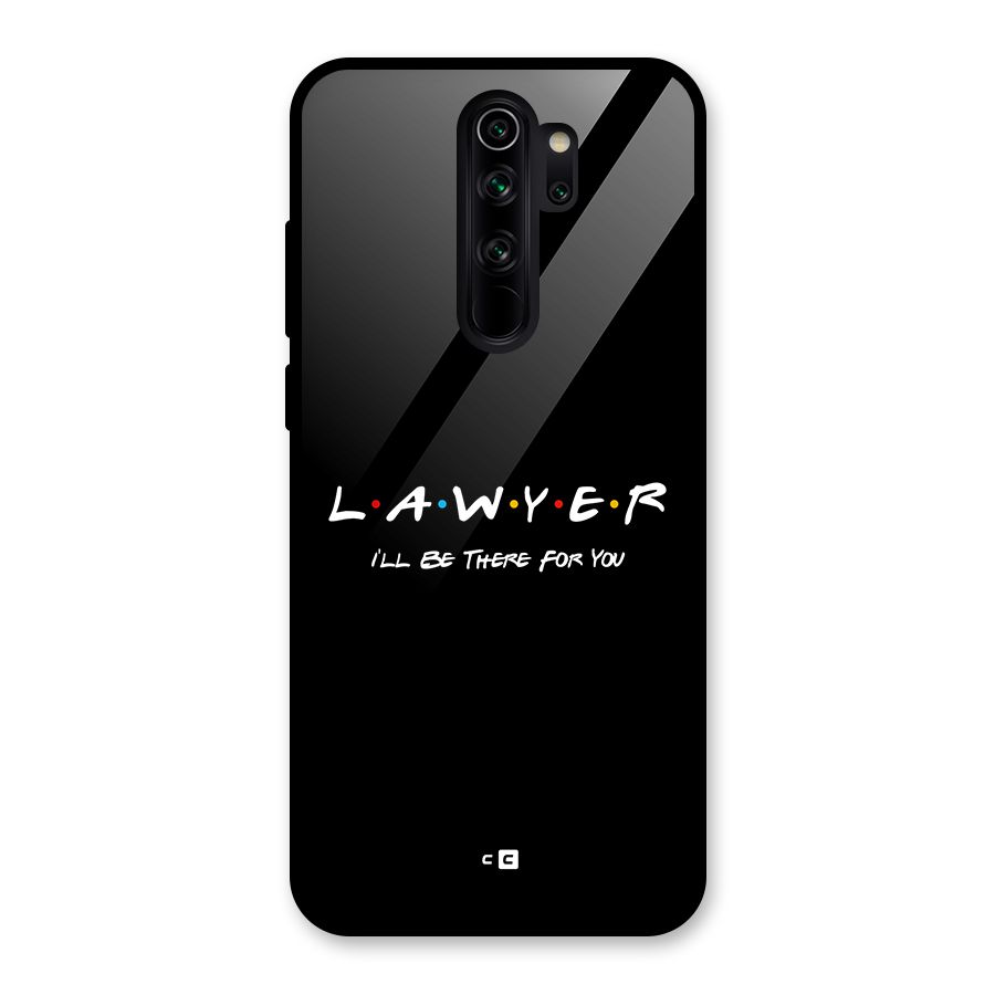 Lawyer For You Glass Back Case for Redmi Note 8 Pro