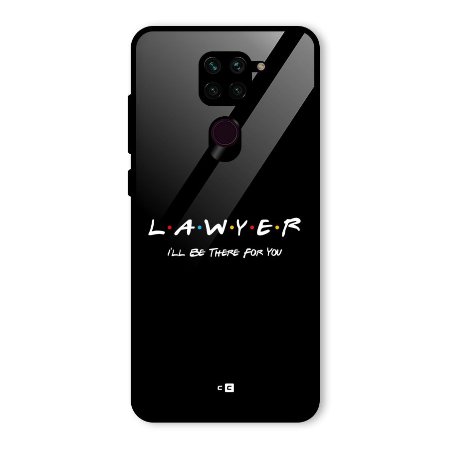 Lawyer For You Glass Back Case for Redmi Note 9