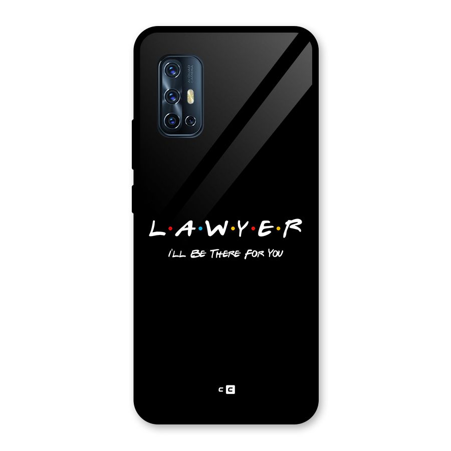 Lawyer For You Glass Back Case for Vivo V17