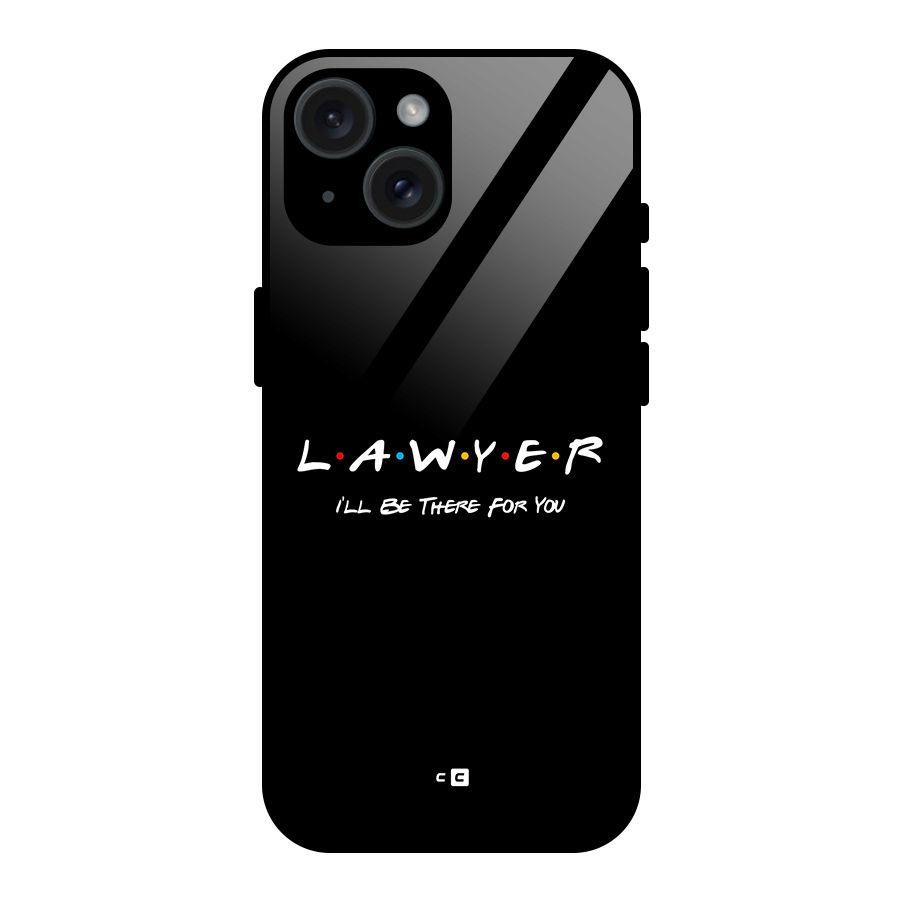 Lawyer For You Glass Back Case for iPhone 15