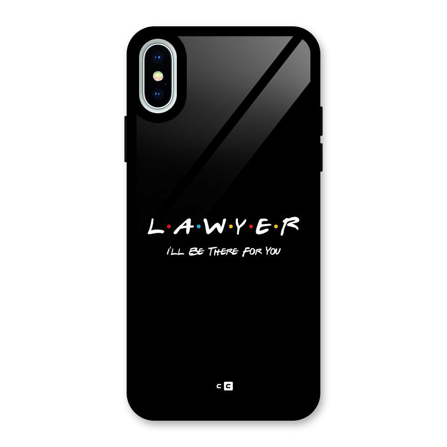 Lawyer For You Glass Back Case for iPhone X