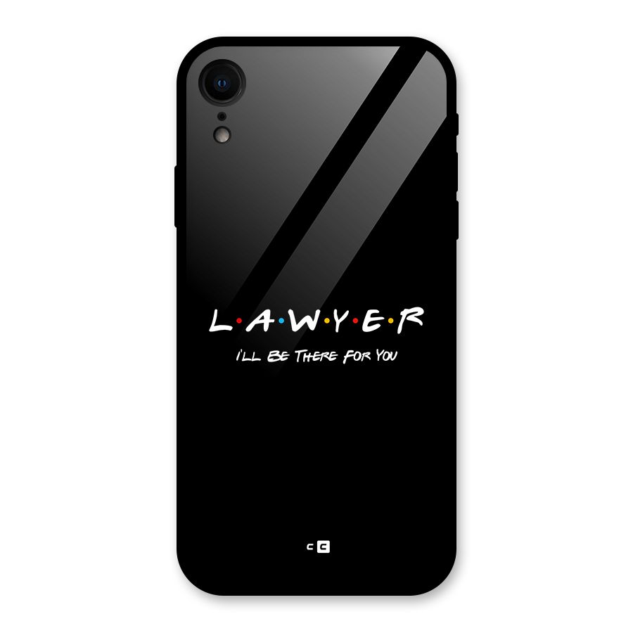 Lawyer For You Glass Back Case for iPhone XR
