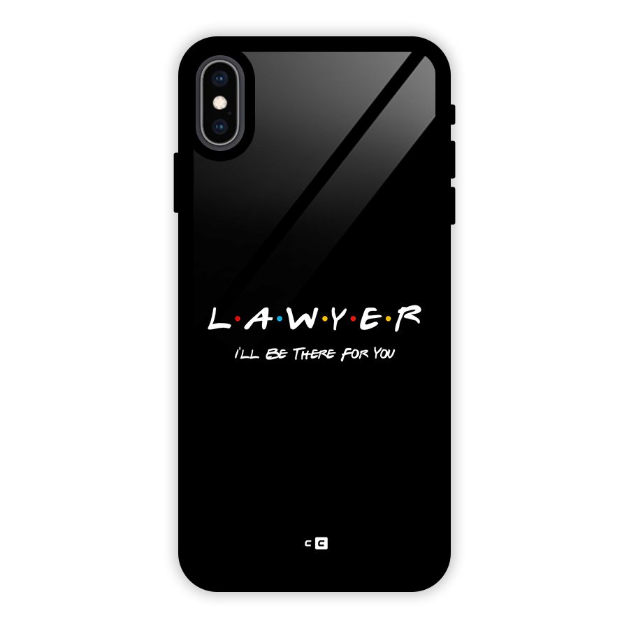 Lawyer For You Glass Back Case for iPhone XS Max