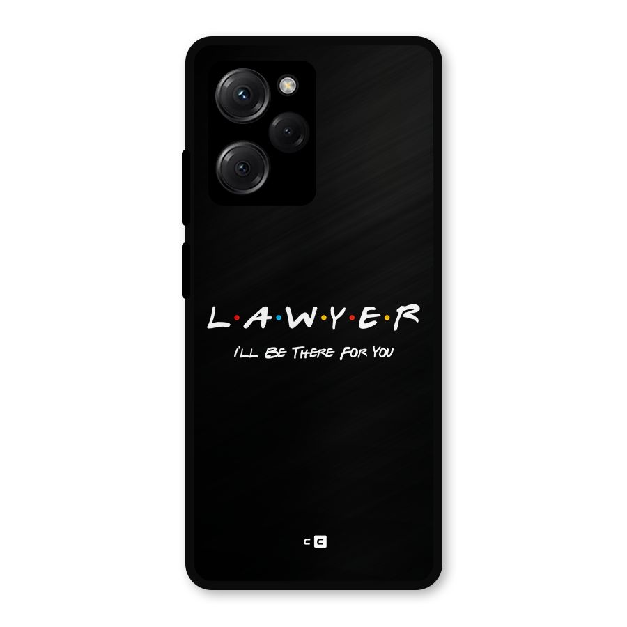 Lawyer For You Metal Back Case for Poco X5 Pro