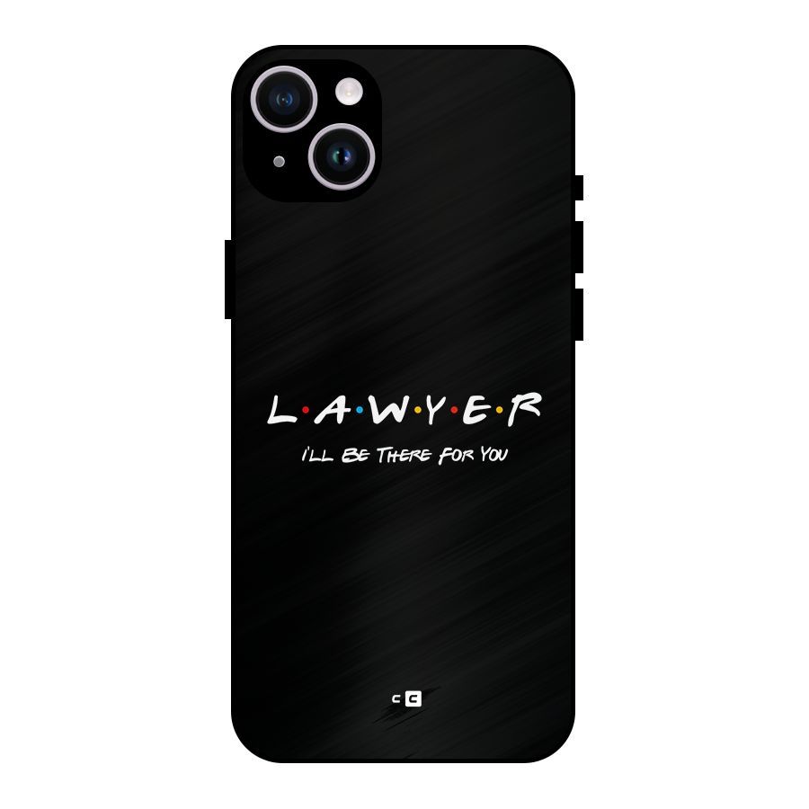 Lawyer For You Metal Back Case for iPhone 14 Plus