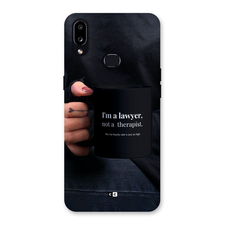 Lawyer Not Therapist Back Case for Galaxy A10s