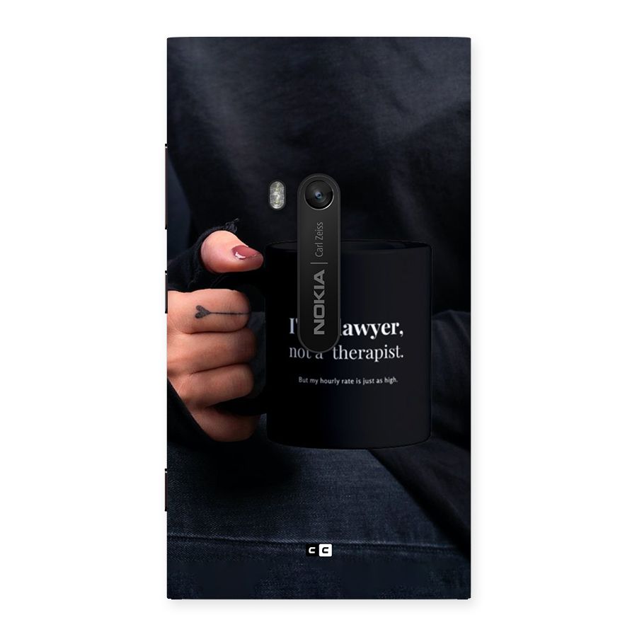 Lawyer Not Therapist Back Case for Lumia 920