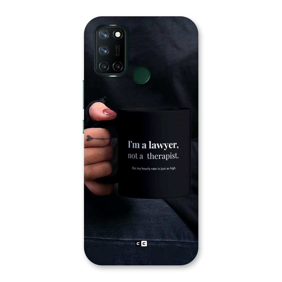 Lawyer Not Therapist Back Case for Realme 7i