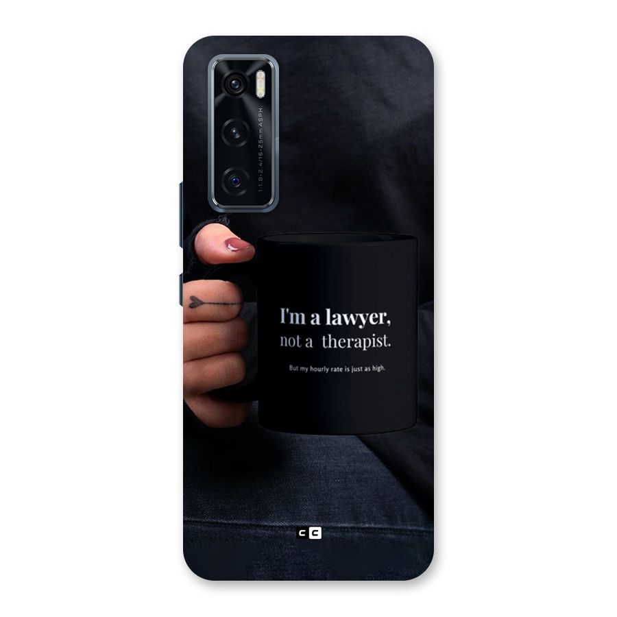 Lawyer Not Therapist Back Case for Vivo V20 SE