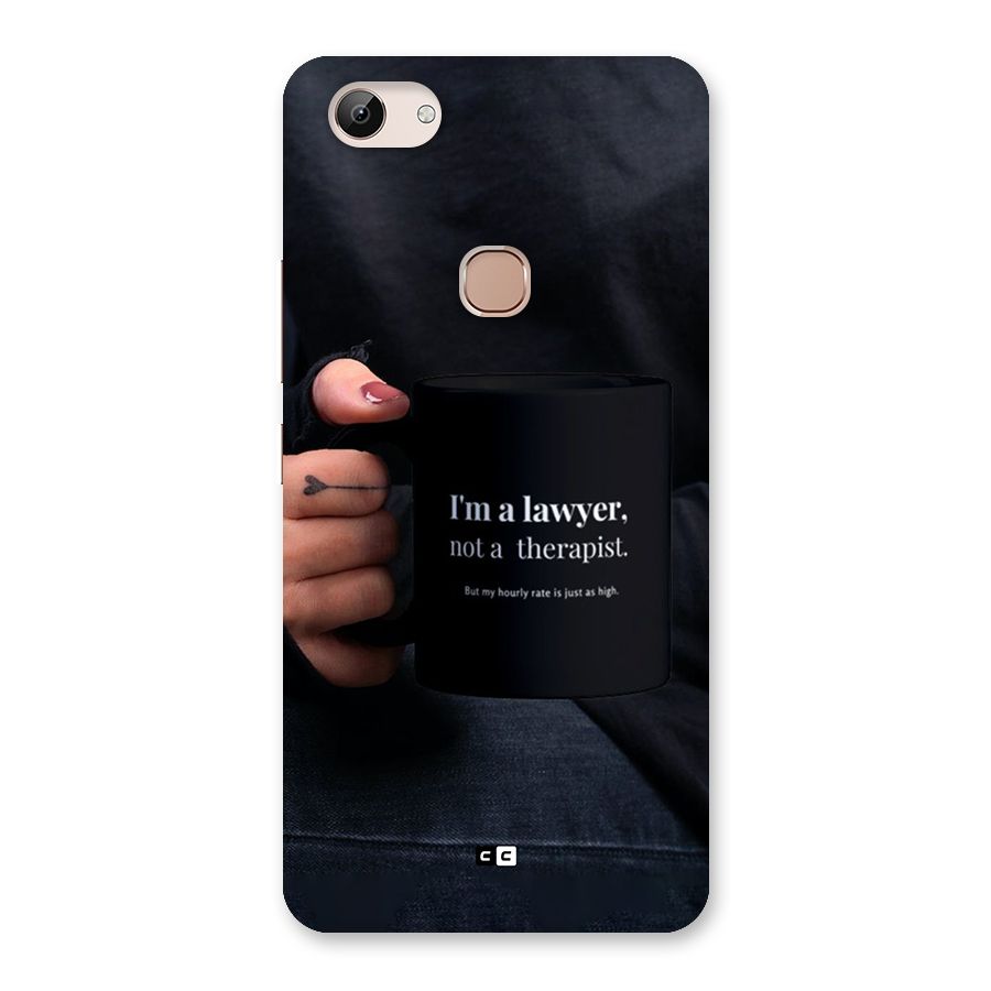 Lawyer Not Therapist Back Case for Vivo Y83