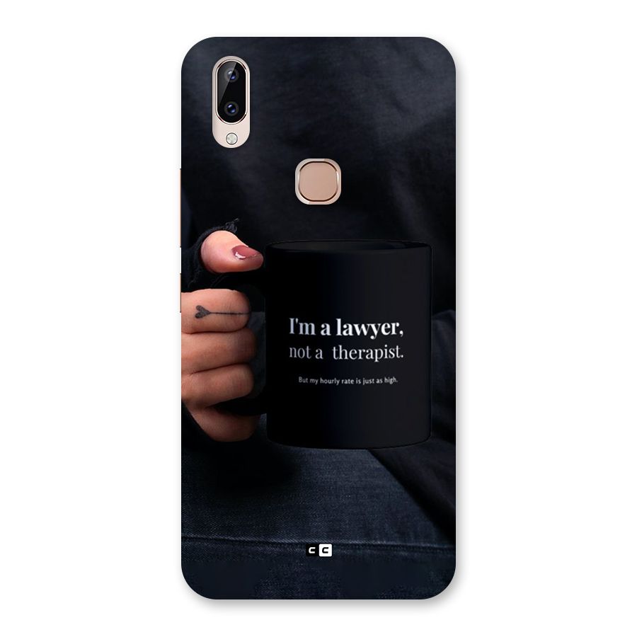 Lawyer Not Therapist Back Case for Vivo Y83 Pro