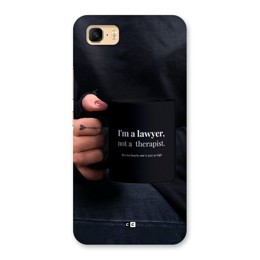Lawyer Not Therapist Back Case for Zenfone 3s Max