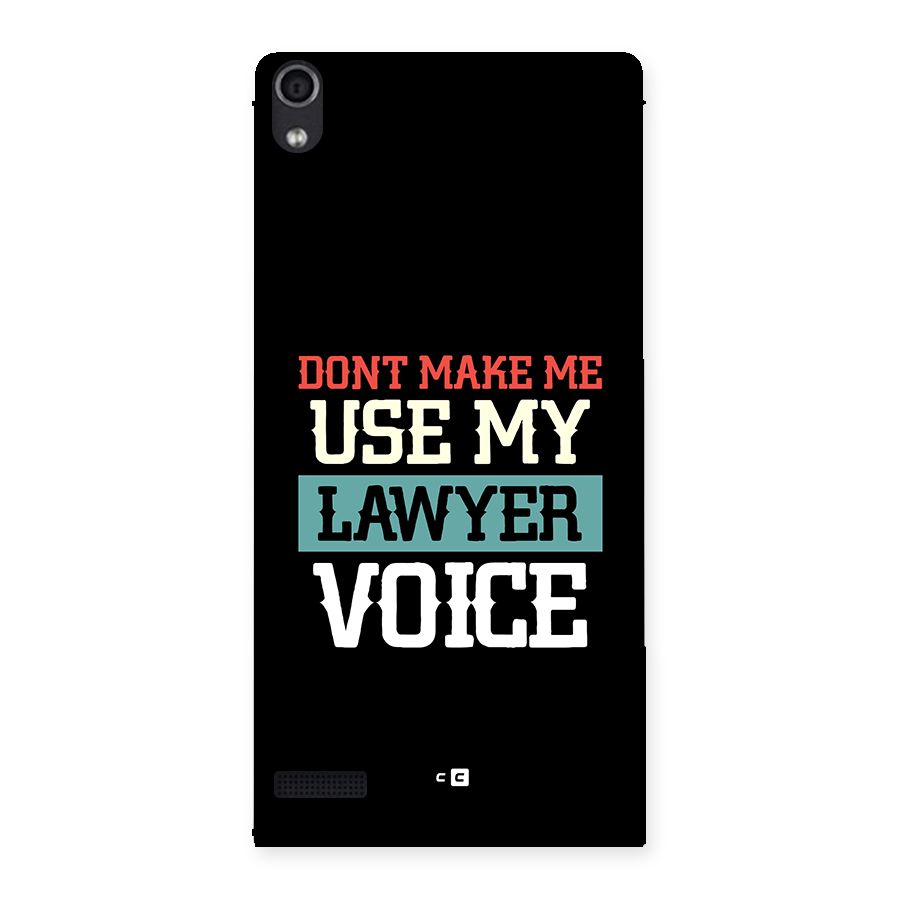 Lawyer Voice Back Case for Ascend P6
