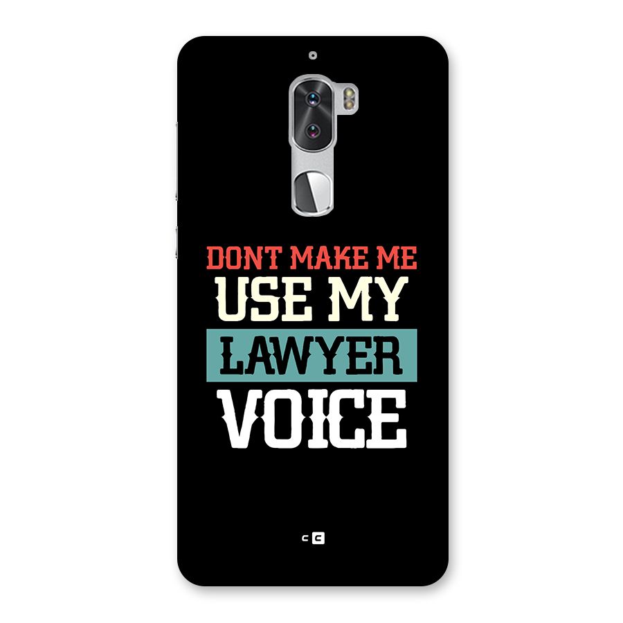Lawyer Voice Back Case for Coolpad Cool 1