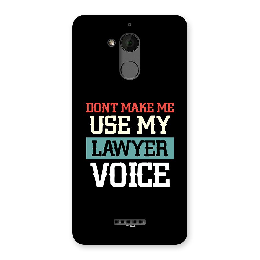 Lawyer Voice Back Case for Coolpad Note 5