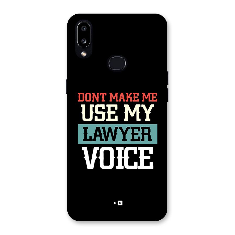 Lawyer Voice Back Case for Galaxy A10s
