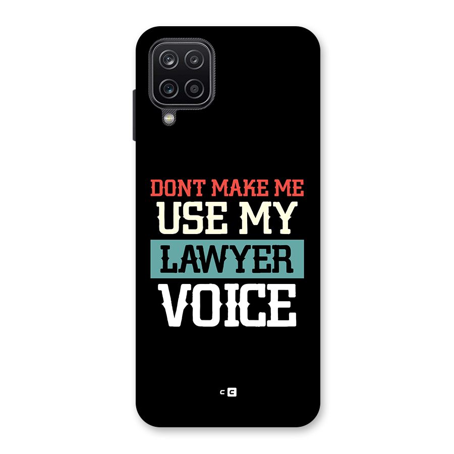 Lawyer Voice Back Case for Galaxy A12
