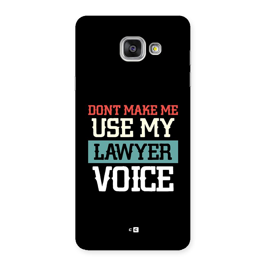 Lawyer Voice Back Case for Galaxy A7 (2016)